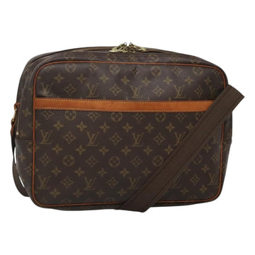 LOUIS VUITTON Monogram Reporter GM Shoulder Bag M45252 LV Auth MX117