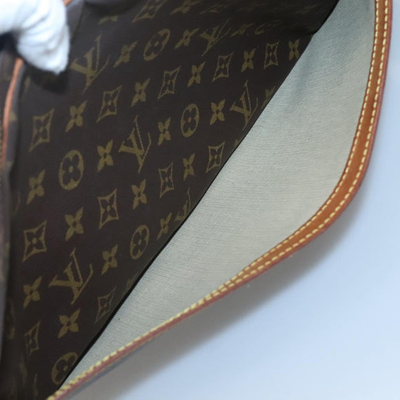 LOUIS VUITTON Monogram Reporter GM Shoulder Bag M45252 LV Auth MX117