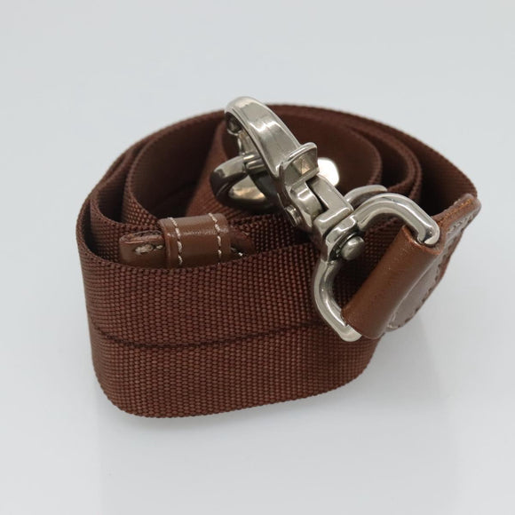 BURBERRY Nova Check Blue Label Shoulder Bag Nylon Light Blue Auth MX120