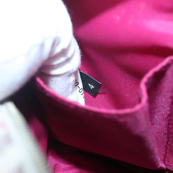 BURBERRY Nova Check Blue Label Shoulder Bag Nylon Red Auth MX126