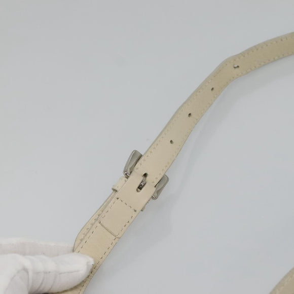 BURBERRY Nova Check Blue Label Shoulder Bag Nylon Red Auth MX126