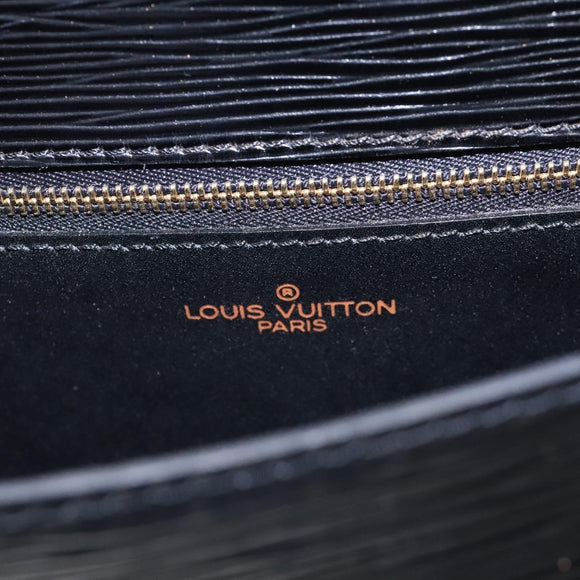 LOUIS VUITTON Epi Saint Cloud GM Shoulder Bag Black Noir M52192 LV Auth MX129