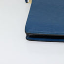 LOUIS VUITTON Epi Capuchin Shoulder Bag Blue M52345 LV Auth MX130-14