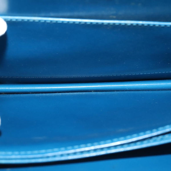 LOUIS VUITTON Epi Capuchin Shoulder Bag Blue M52345 LV Auth MX130