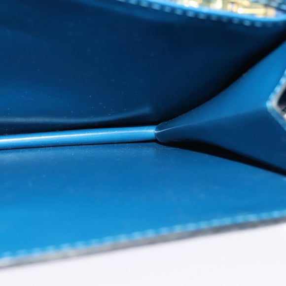 LOUIS VUITTON Epi Capuchin Shoulder Bag Blue M52345 LV Auth MX130