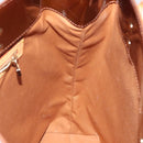 LOUIS VUITTON Monogram Vernis Reade MM Hand Bag Bronze M91143 LV Auth MX132-18