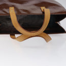 LOUIS VUITTON Monogram Vernis Reade MM Hand Bag Bronze M91143 LV Auth MX132-7