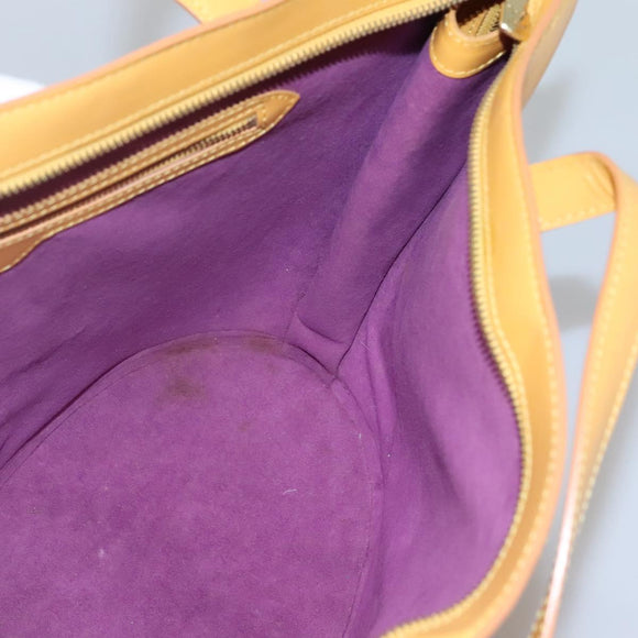 LOUIS VUITTON Epi Saint Jacques Shopping Shoulder Bag Yellow M52269 Auth MX137