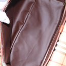 Burberrys Nova Check Boston Bag PVC 2way Beige Auth MX139-12