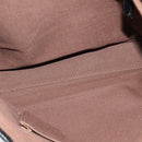 Burberrys Nova Check Blue Label Tote Bag Wool Beige Auth MX157-11