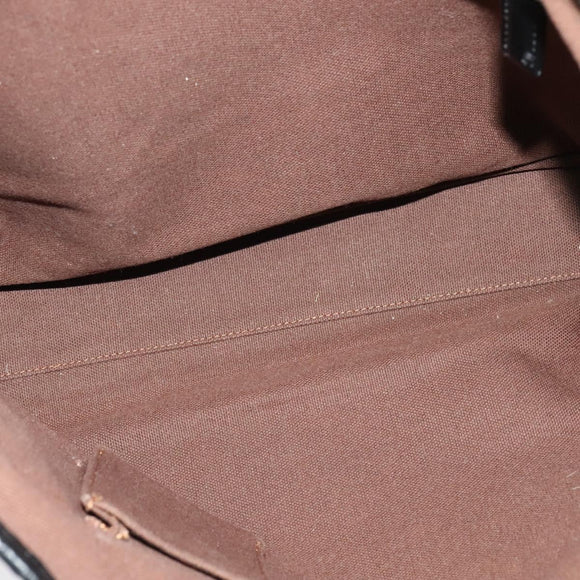 Burberrys Nova Check Blue Label Tote Bag Wool Beige Auth MX157