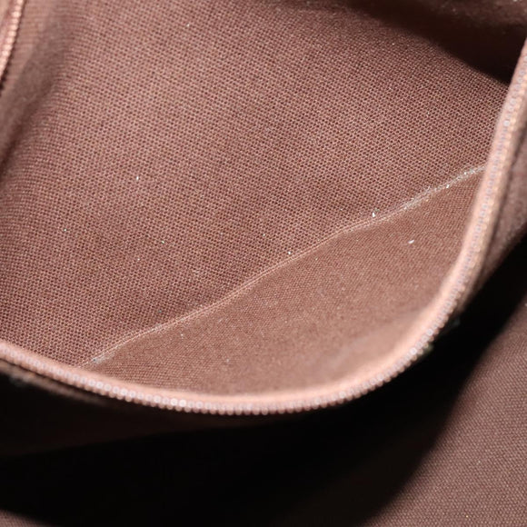 Burberrys Nova Check Blue Label Tote Bag Wool Beige Auth MX157