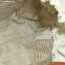 PRADA Shoulder Bag Nylon Beige Gold Auth MX164-18