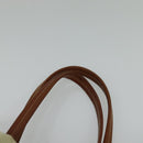 PRADA Shoulder Bag Nylon Beige Gold Auth MX164-8