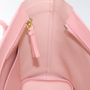 Salvatore Ferragamo Shoulder Bag Leather Pink Gold Auth MX166V-20