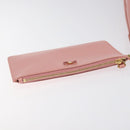 Salvatore Ferragamo Shoulder Bag Leather Pink Gold Auth MX166V-26