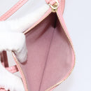 Salvatore Ferragamo Shoulder Bag Leather Pink Gold Auth MX166V-29