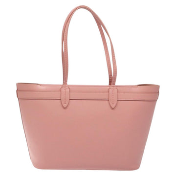 Salvatore Ferragamo Shoulder Bag Leather Pink Gold Auth MX166V - 0