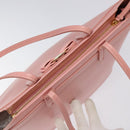 Salvatore Ferragamo Shoulder Bag Leather Pink Gold Auth MX166V-6