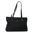 FENDI Zucca Canvas Tote Bag Gold Black Auth MX167-1
