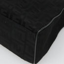 FENDI Zucca Canvas Tote Bag Gold Black Auth MX167-16