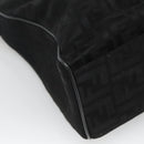 FENDI Zucca Canvas Tote Bag Gold Black Auth MX167-17