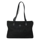 FENDI Zucca Canvas Tote Bag Gold Black Auth MX167-13