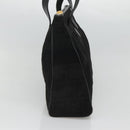 FENDI Zucca Canvas Tote Bag Gold Black Auth MX167-3