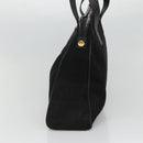 FENDI Zucca Canvas Tote Bag Gold Black Auth MX167-4