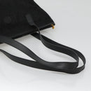 FENDI Zucca Canvas Tote Bag Gold Black Auth MX167-7