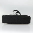 FENDI Zucca Canvas Tote Bag Gold Black Auth MX167-5
