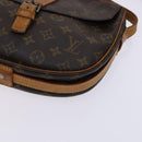 LOUIS VUITTON Monogram Jeune Fille GM Shoulder Bag M51225 LV Auth MX177-14