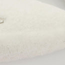 PRADA Shoulder Bag Pile White Silver Auth MX183SAM-17