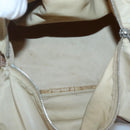 PRADA Shoulder Bag Nylon Beige Auth MX184-10
