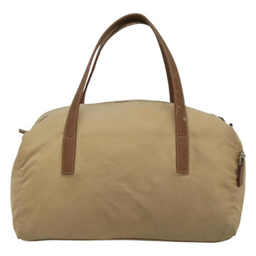 PRADA Shoulder Bag Nylon Beige Auth MX184 - 0