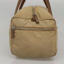 PRADA Shoulder Bag Nylon Beige Auth MX184-3