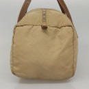 PRADA Shoulder Bag Nylon Beige Auth MX184-4