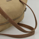 PRADA Shoulder Bag Nylon Beige Auth MX184-7