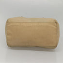 PRADA Shoulder Bag Nylon Beige Auth MX184-5
