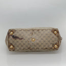 GUCCI GG Kristallen Tote Bag Beige 207291 Auth MX192-5