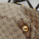 GUCCI GG Crystal Tote Bag Beige 207291 Auth MX192-10