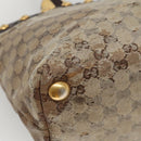 GUCCI GG Crystal Tote Bag Beige 207291 Auth MX192-16