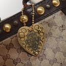 GUCCI GG Crystal Tote Bag Beige 207291 Auth MX192-18