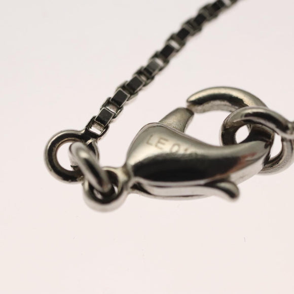 LOUIS VUITTON Damier Graphite Pandantif Soho Necklace M66023 LV Auth MX194