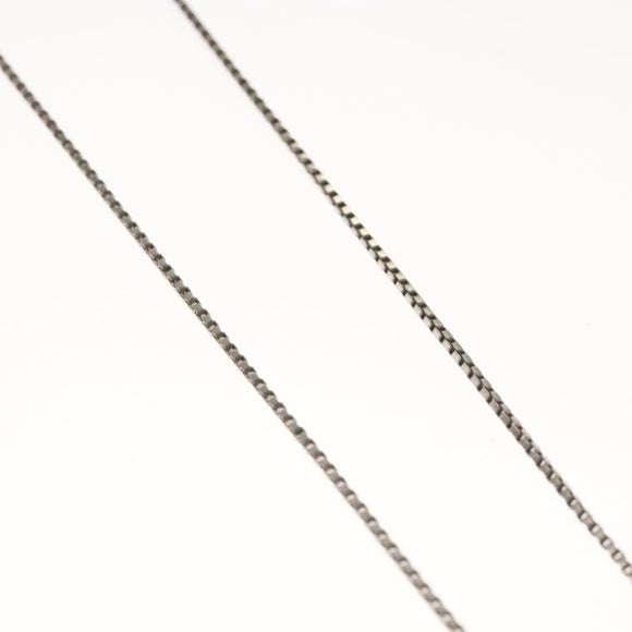 LOUIS VUITTON Damier Graphite Pandantif Soho Necklace M66023 LV Auth MX194