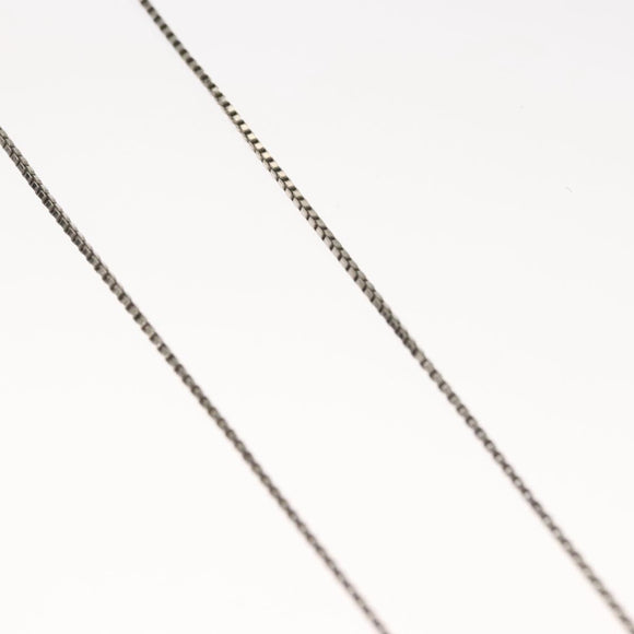 LOUIS VUITTON Damier Graphite Pandantif Soho Necklace M66023 LV Auth MX194