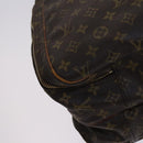 LOUIS VUITTON Monogram Alize De Poche Boston Bag 2way M41392 LV Auth MX197-16