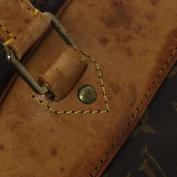 LOUIS VUITTON Monogram Alize De Poche Boston Bag 2way M41392 LV Auth MX197