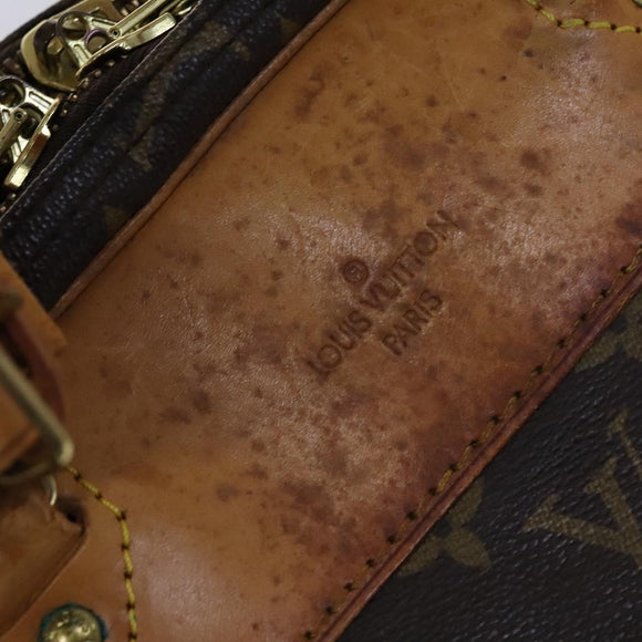 LOUIS VUITTON Monogram Alize De Poche Boston Bag 2way M41392 LV Auth MX197