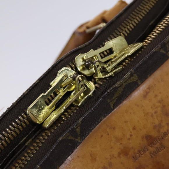 LOUIS VUITTON Monogram Alize De Poche Boston Bag 2way M41392 LV Auth MX197